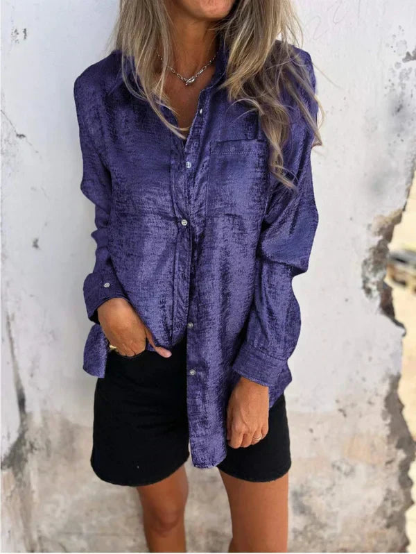 Jill® | Blouse in suède-look