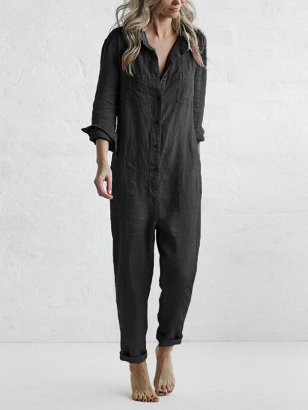 Gunilla® | Jumpsuit met lange mouwen, The Segoviana™