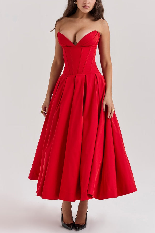 Lorelei® | Strapless midi-jurk