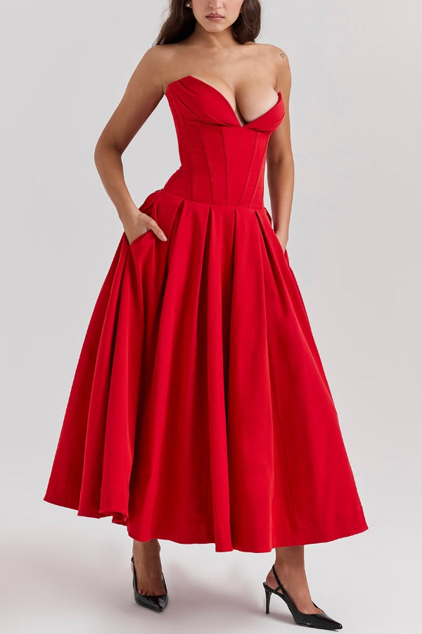 Lorelei® | Strapless midi-jurk