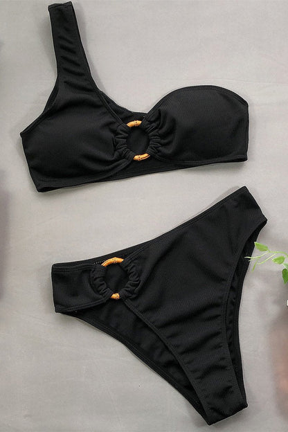 Concepción® | Bikini met hoge taille en één schoudercup