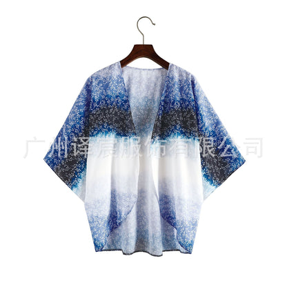 Vev® | Bohemian blouse zonwerend vest sjaal