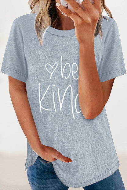 Antonella® | Casual T-shirts met O-hals en letterprint