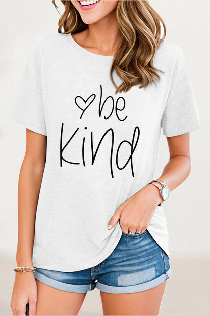 Antonella® | Casual T-shirts met O-hals en letterprint