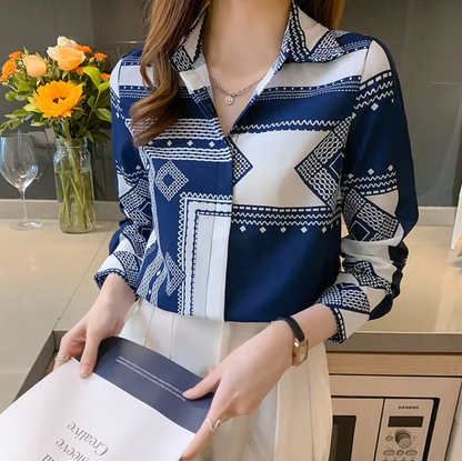 Diana® | Blouse met geometrische print