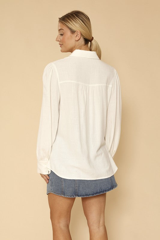 Sylvia® | Blouse met knoopsluiting