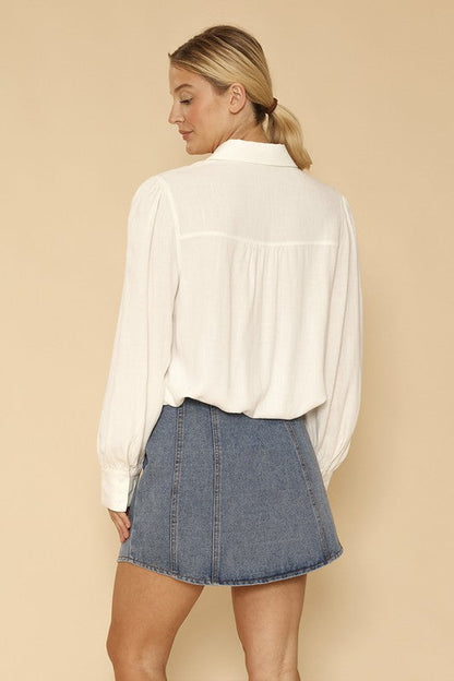 Sylvia® | Blouse met knoopsluiting