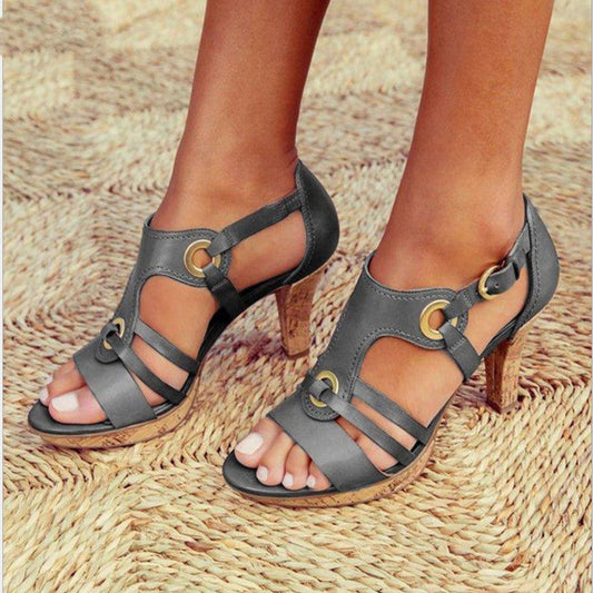 Silvia® | Comfortabele sandalen met hoge hak