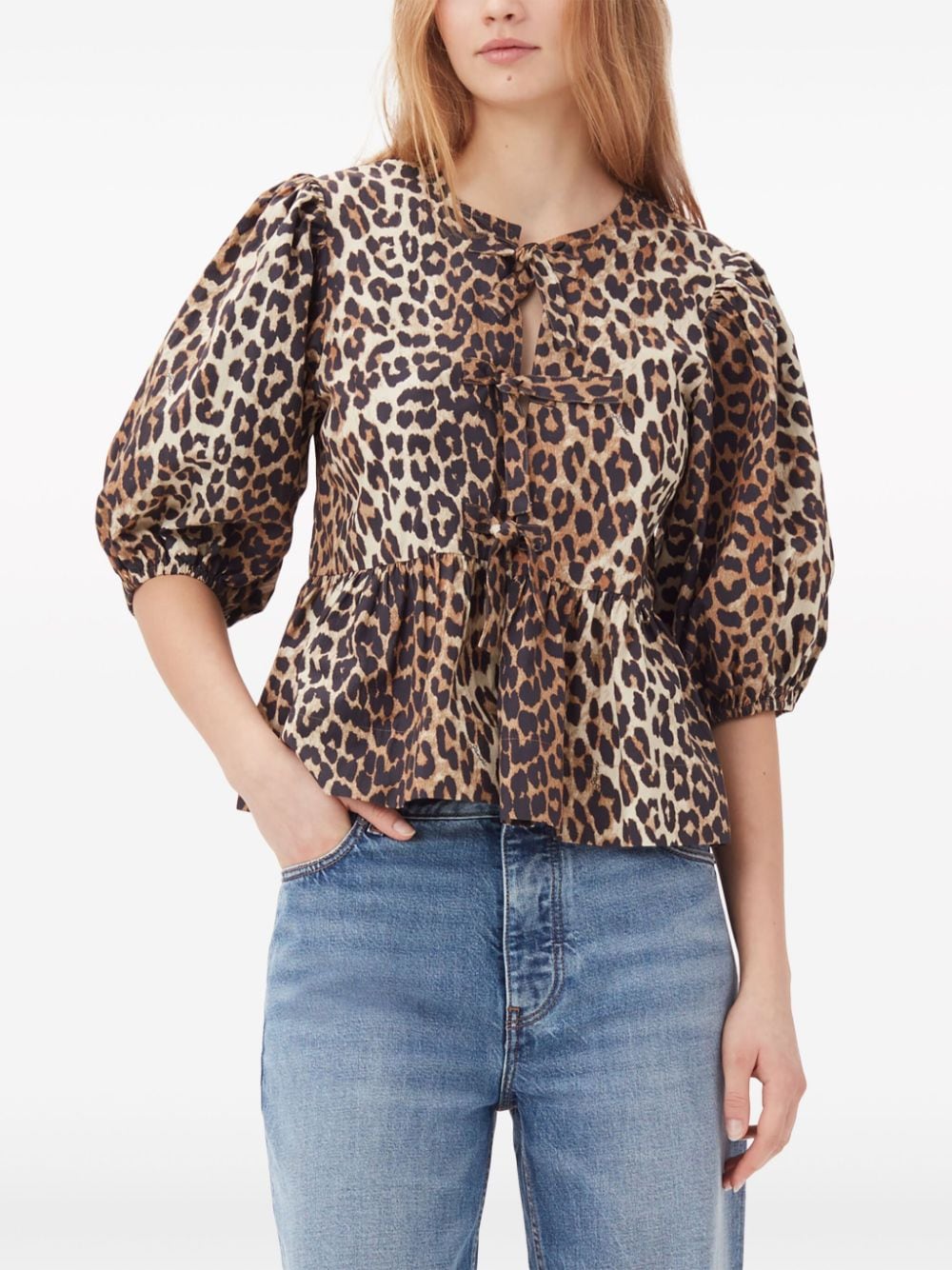 Quintina® | Luipaardblouse