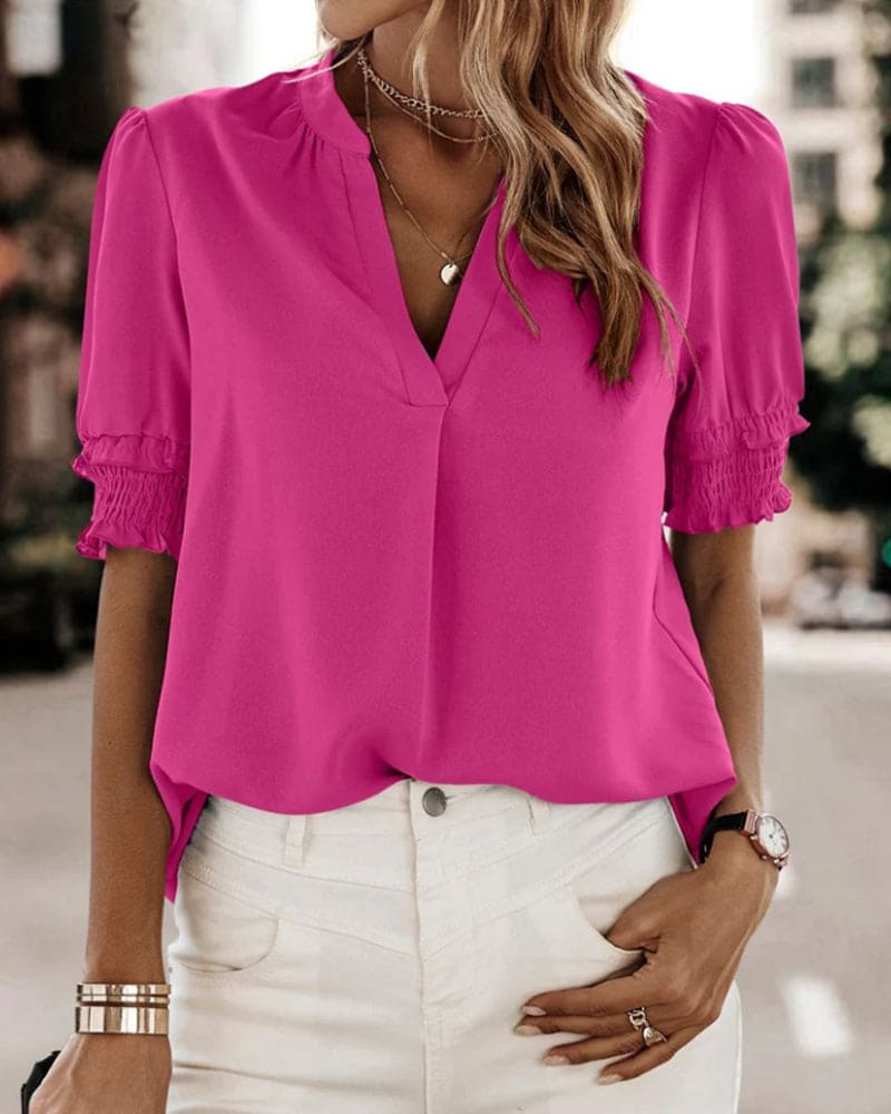 Paola® | Blouse met V-hals