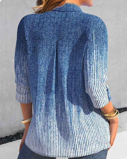 Romina® | Zachte denimblouse