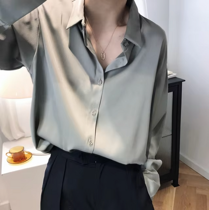 Dana® | Elegante satijnen blouse