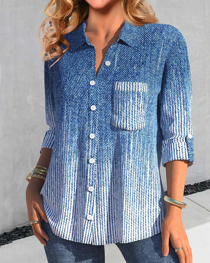 Romina® | Zachte denimblouse