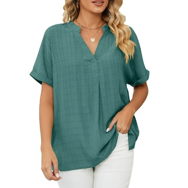 Lindsay® | Blouse met V-hals