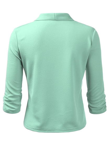 Elke® | Casual jas met 3/4-mouwen