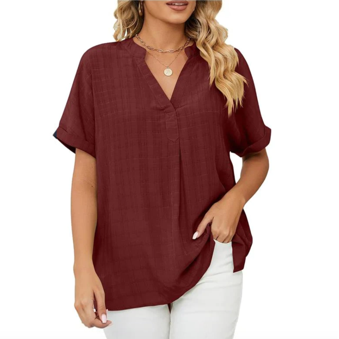 Lindsay® | Blouse met V-hals