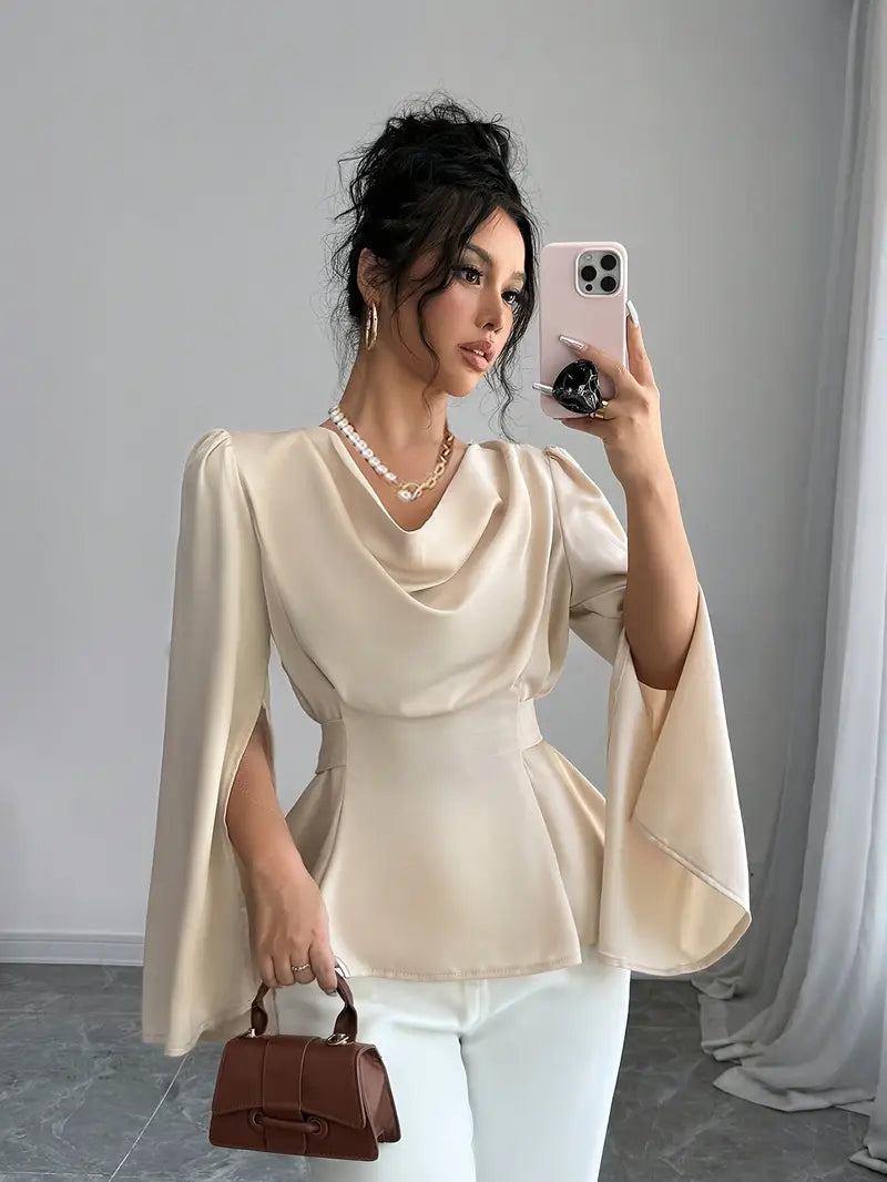 Ursina® | Elegante satijnen blouse