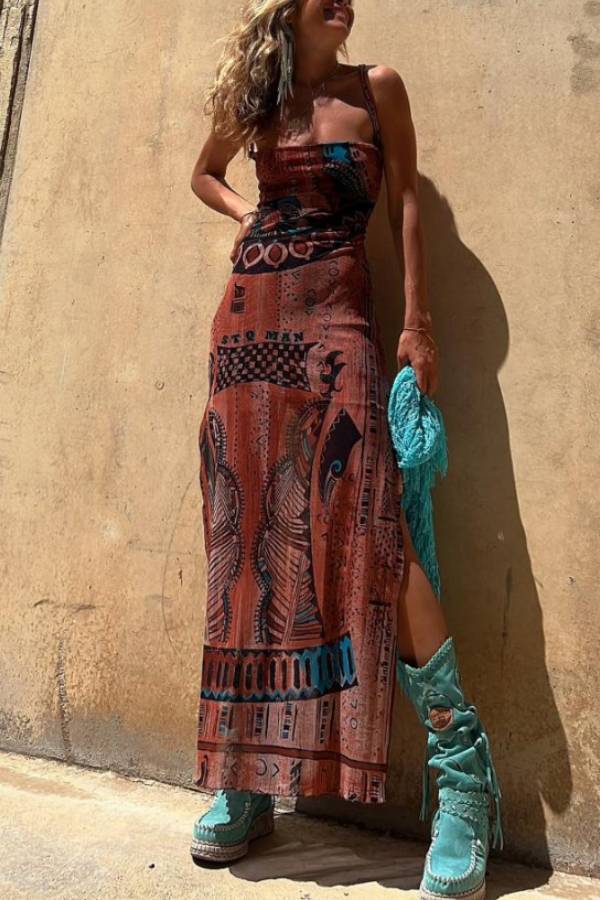 Dulce® | Maxi-jurk van Sunset Sienna