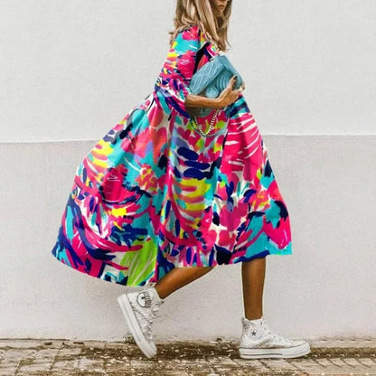 Margarita® | Oversized jurk met bloemenprint