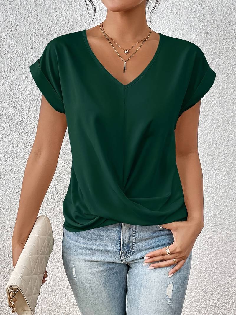 Leonor® | Elegant t-shirt met korte mouwen