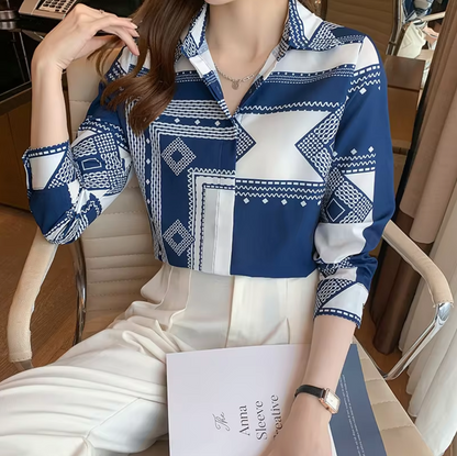 Diana® | Blouse met geometrische print