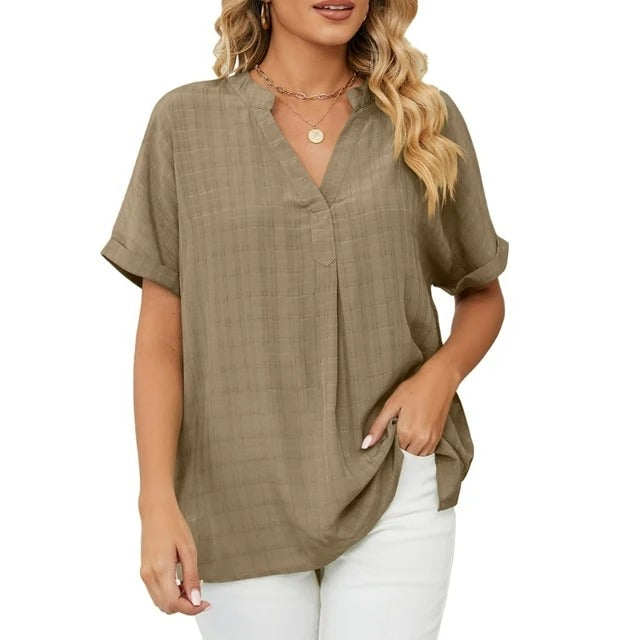 Lindsay® | Blouse met V-hals