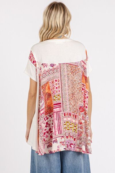 Soledad® | T-shirt met korte mouwen en ronde hals met print