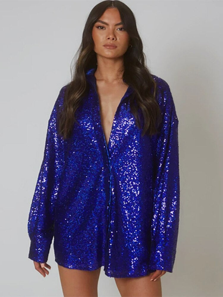 Aida® | Oversized glitterblouse