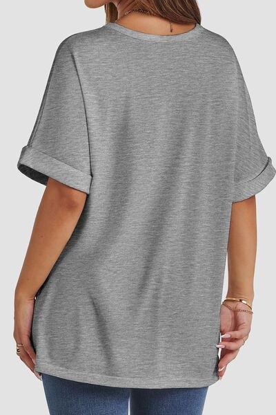 Yasmin® | T-shirt met ronde hals en halve mouwen