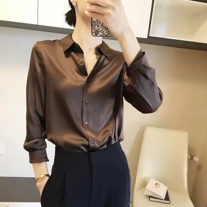 Dana® | Elegante satijnen blouse