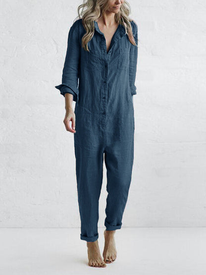 Gunilla® | Jumpsuit met lange mouwen, The Segoviana™