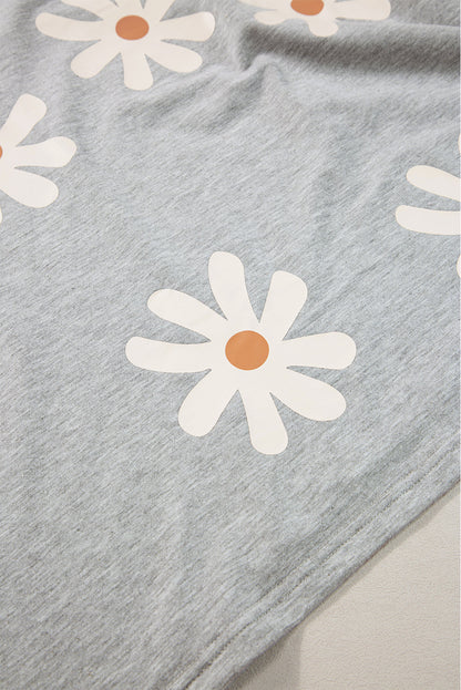 Juana® | Casual T-shirt met korte mouwen en bloemenprint voor dames