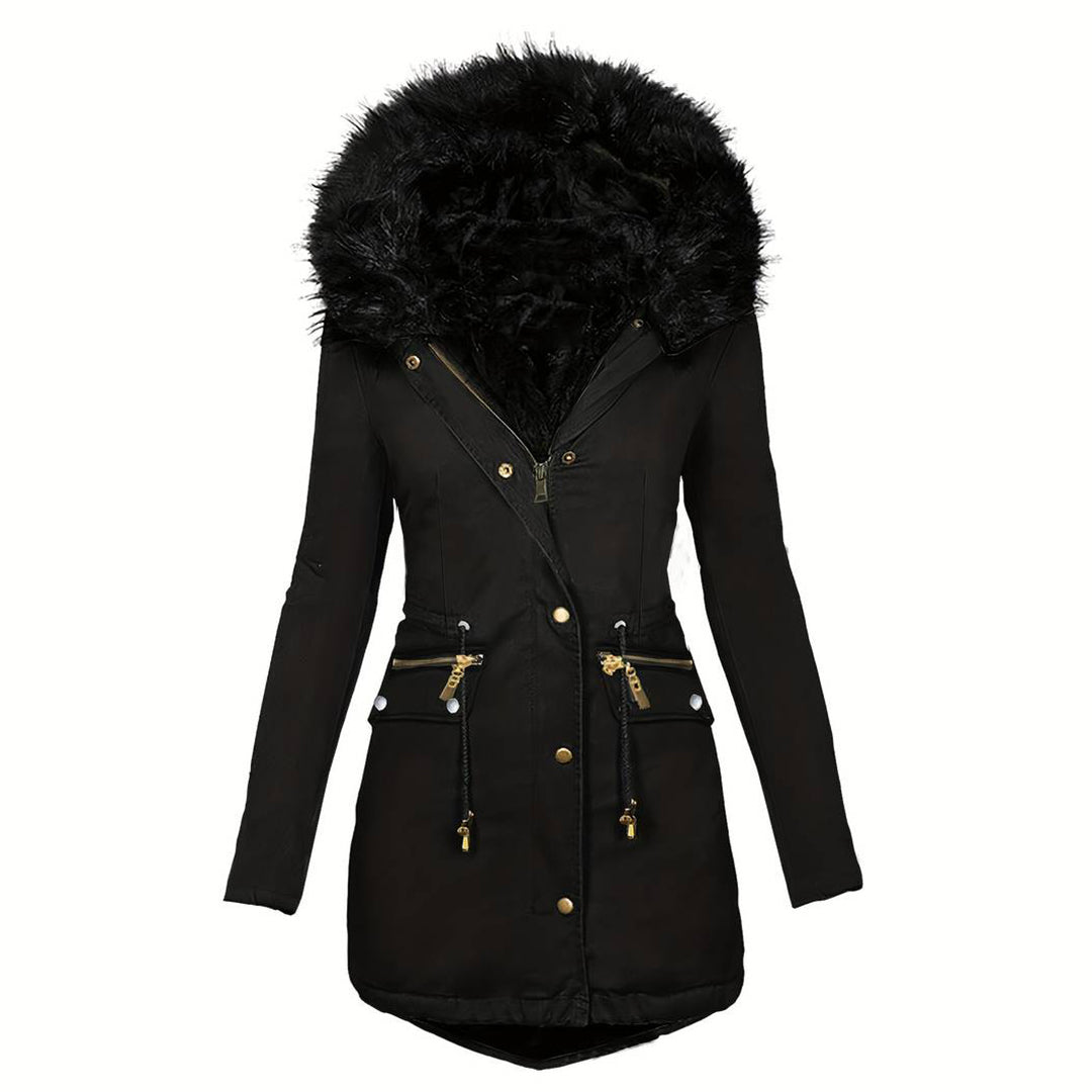 Elena® | Stijlvolle dames winterjas met capuchon