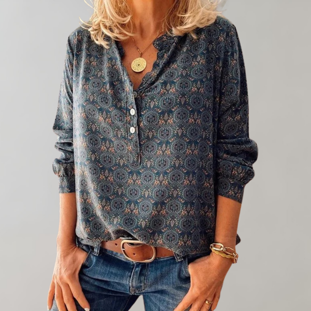 Linda® | Vintage chique Amalie blouse voor dames