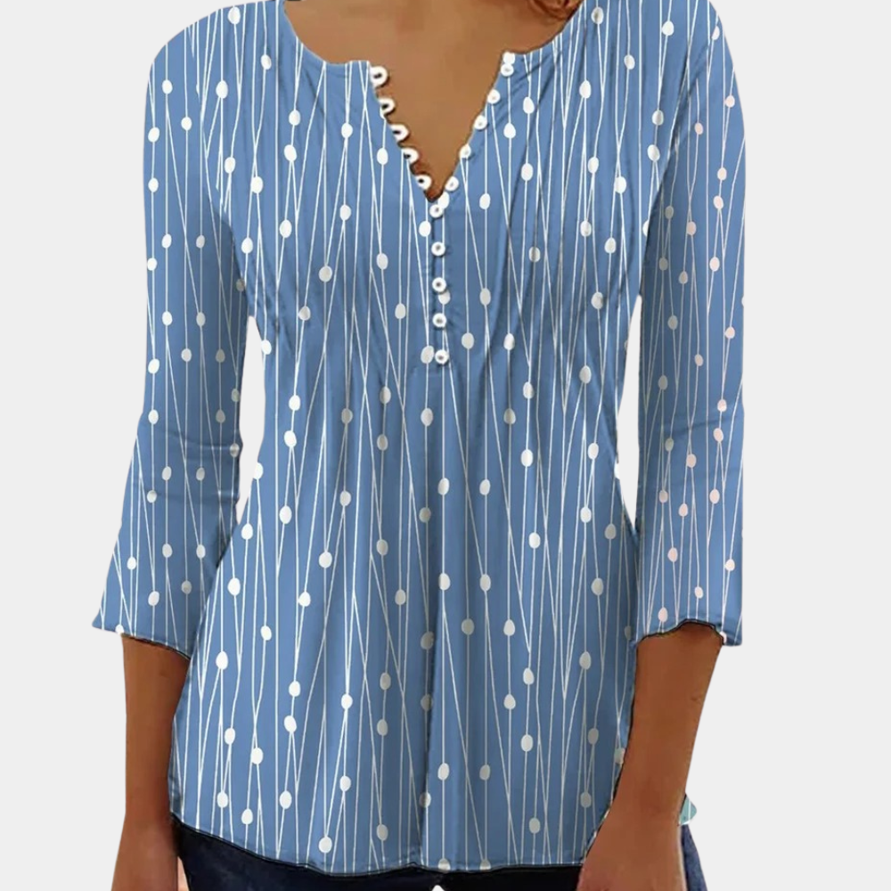 Ariana® | Elegante polkadotblouse voor dames