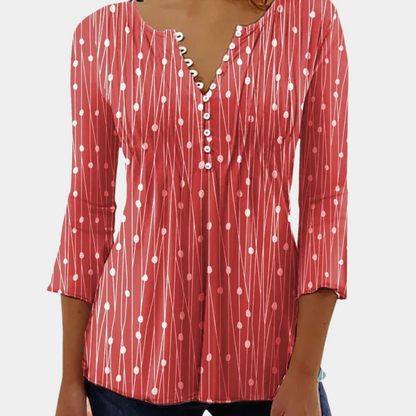 Ariana® | Elegante polkadotblouse voor dames