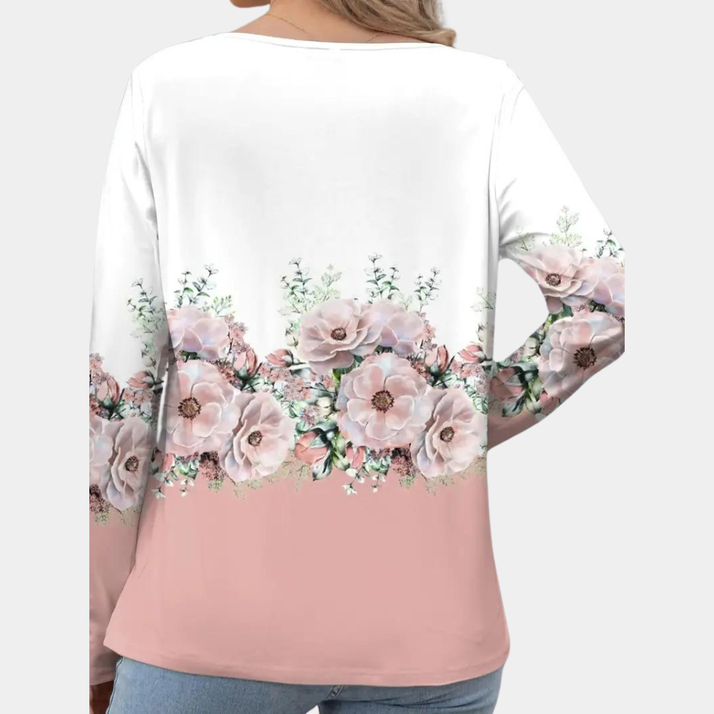 Jean® | Blouse met lange mouwen en bloemenprint