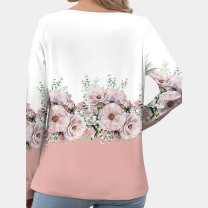 Jean® | Blouse met lange mouwen en bloemenprint