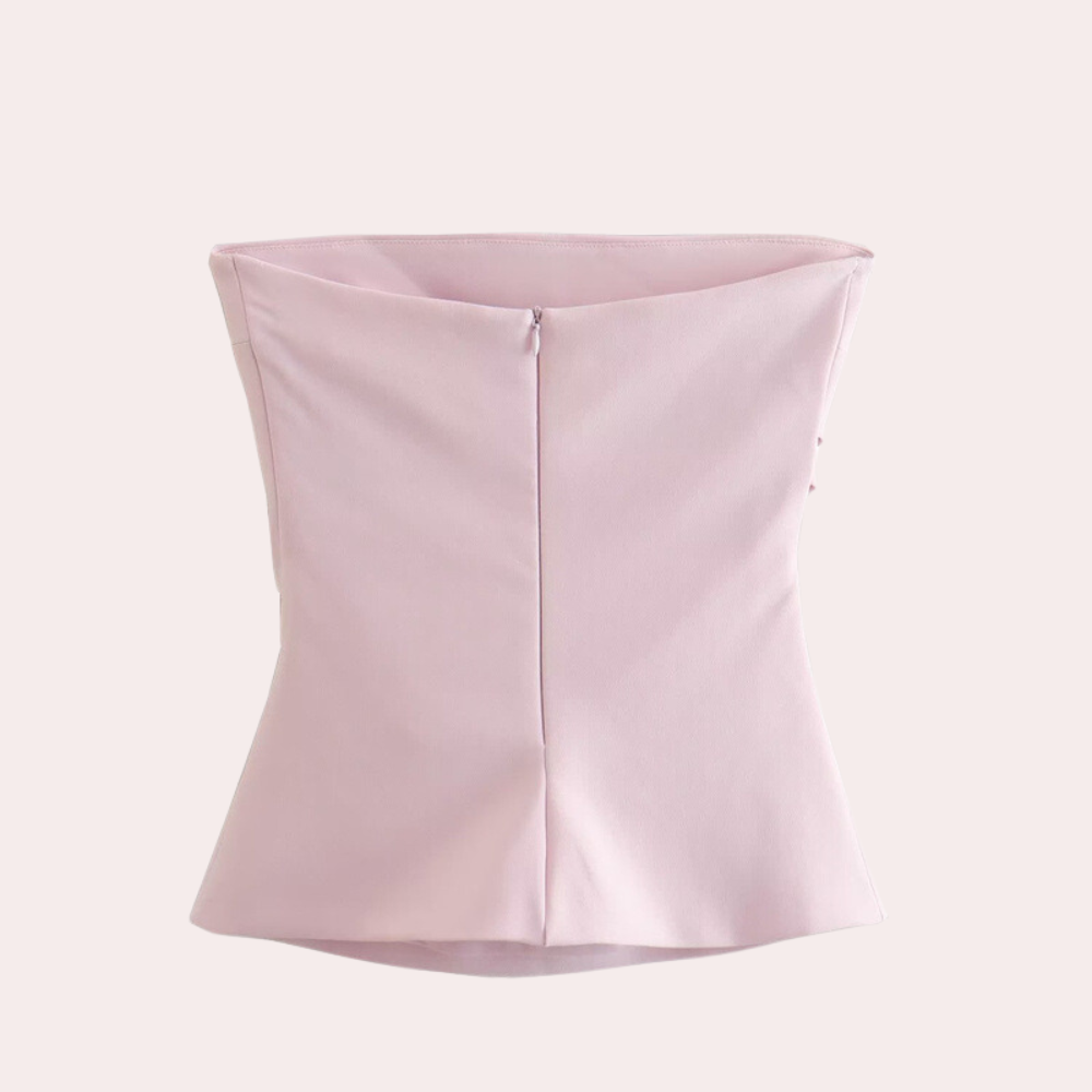 Nina® | Elegante strapless blouse voor dames