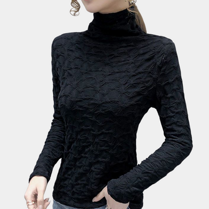 Charlotte® | Chique blouse voor dames met een elegante hoge halslijn