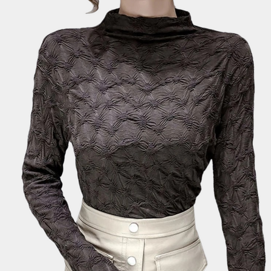 Charlotte® | Chique blouse voor dames met een elegante hoge halslijn