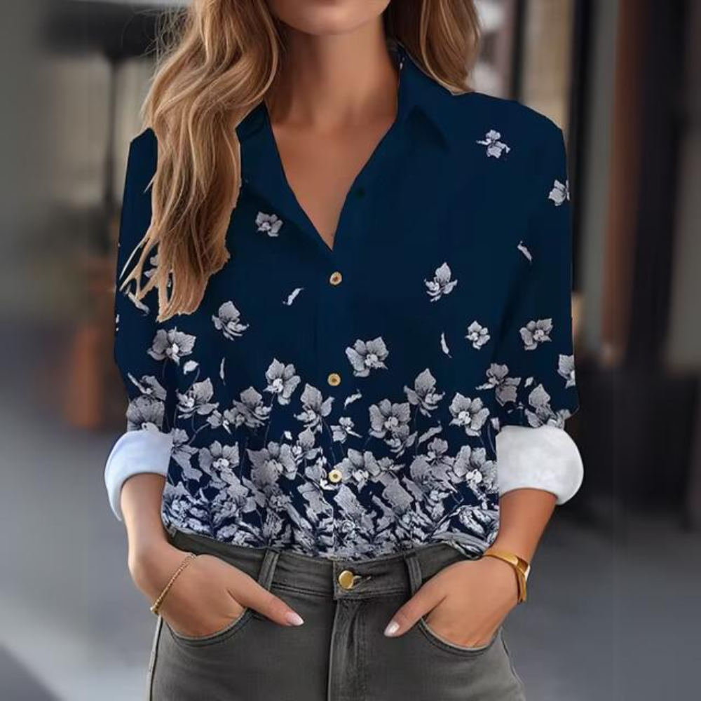 Fina® | Elegante bloemenblouse