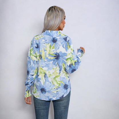 Gunda® | Elegante blouse met bloemmotief