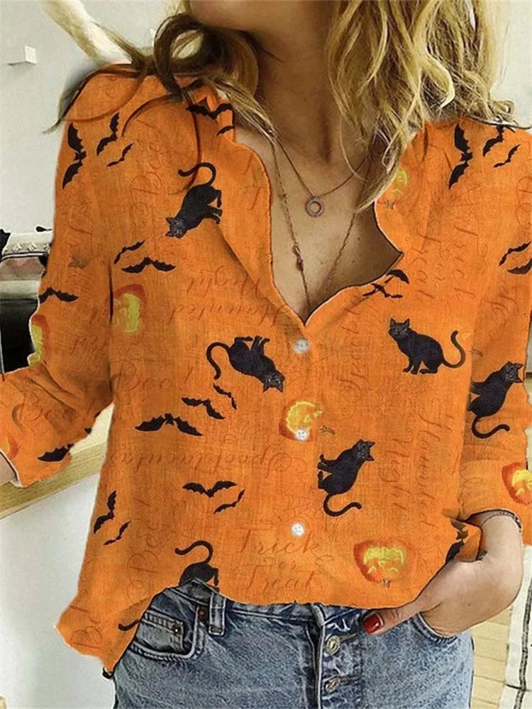 Jade® | Halloweenblouse voor dames