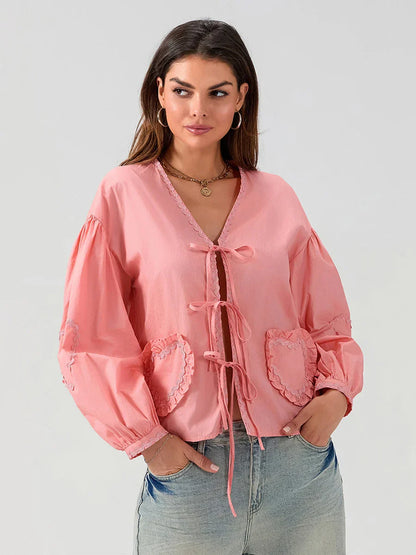 Matthilde® | Leuke blouse met zak