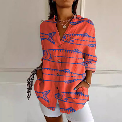 Adela® | Modieuze blouse met print