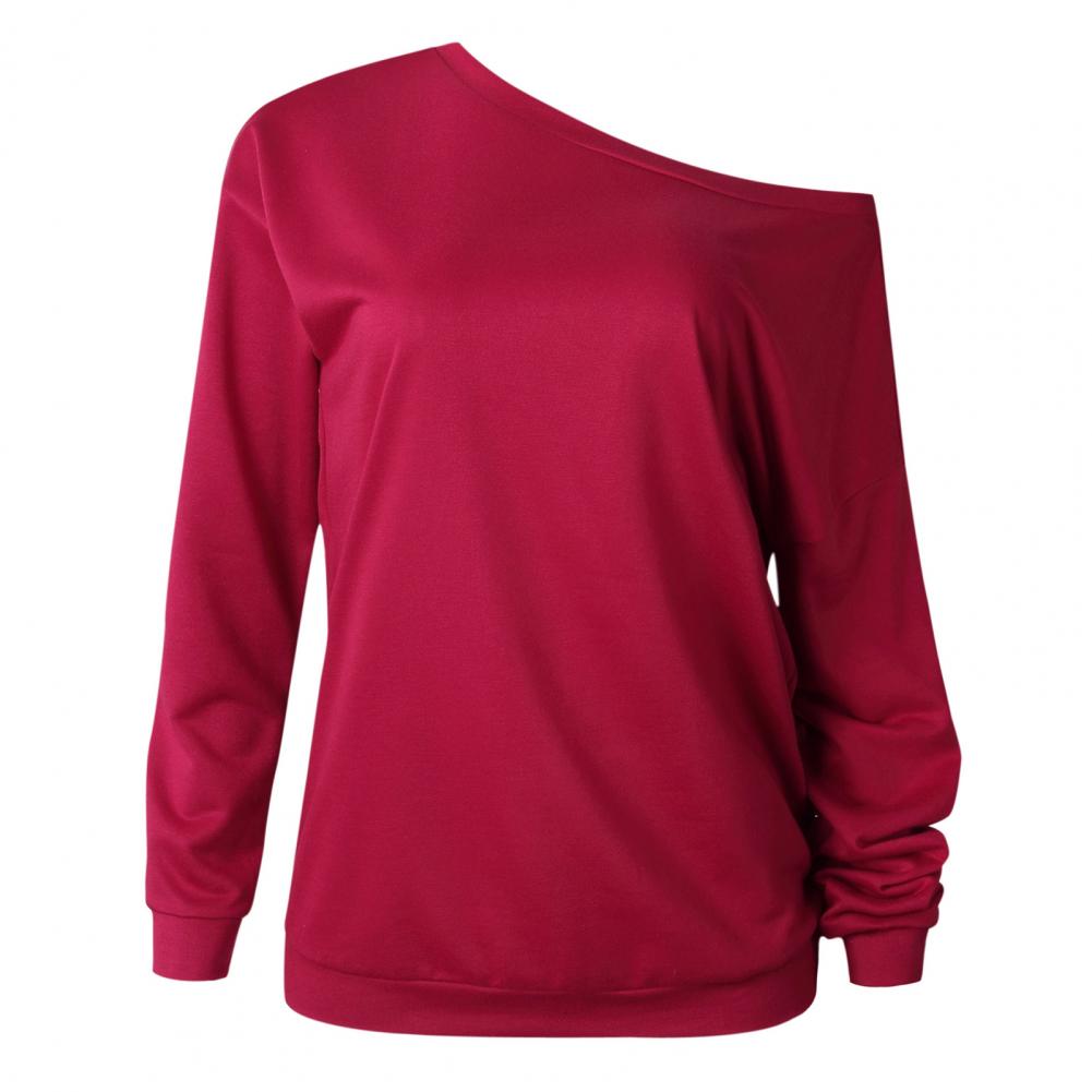 Ivana® | Glamoureus off-the-shoulder shirt - modieus dames-T-shirt met lange mouwen voor de herfst