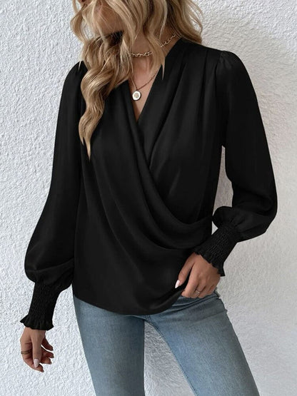 Diana® | Elegante blouse met halslijn en ballonmouwen