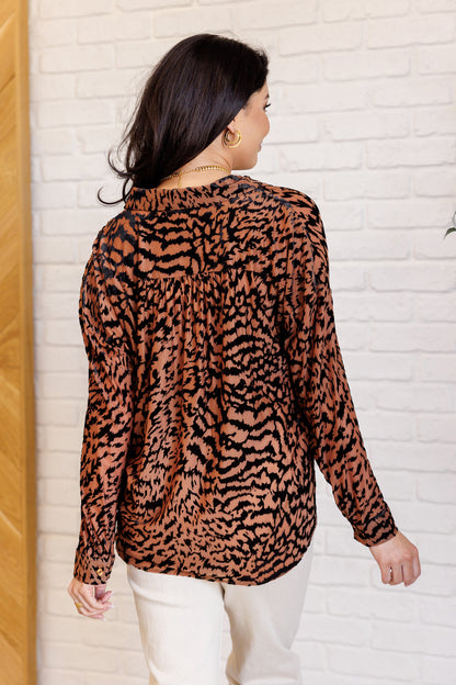 Bianca® | So Fierce blouse met dierenprint