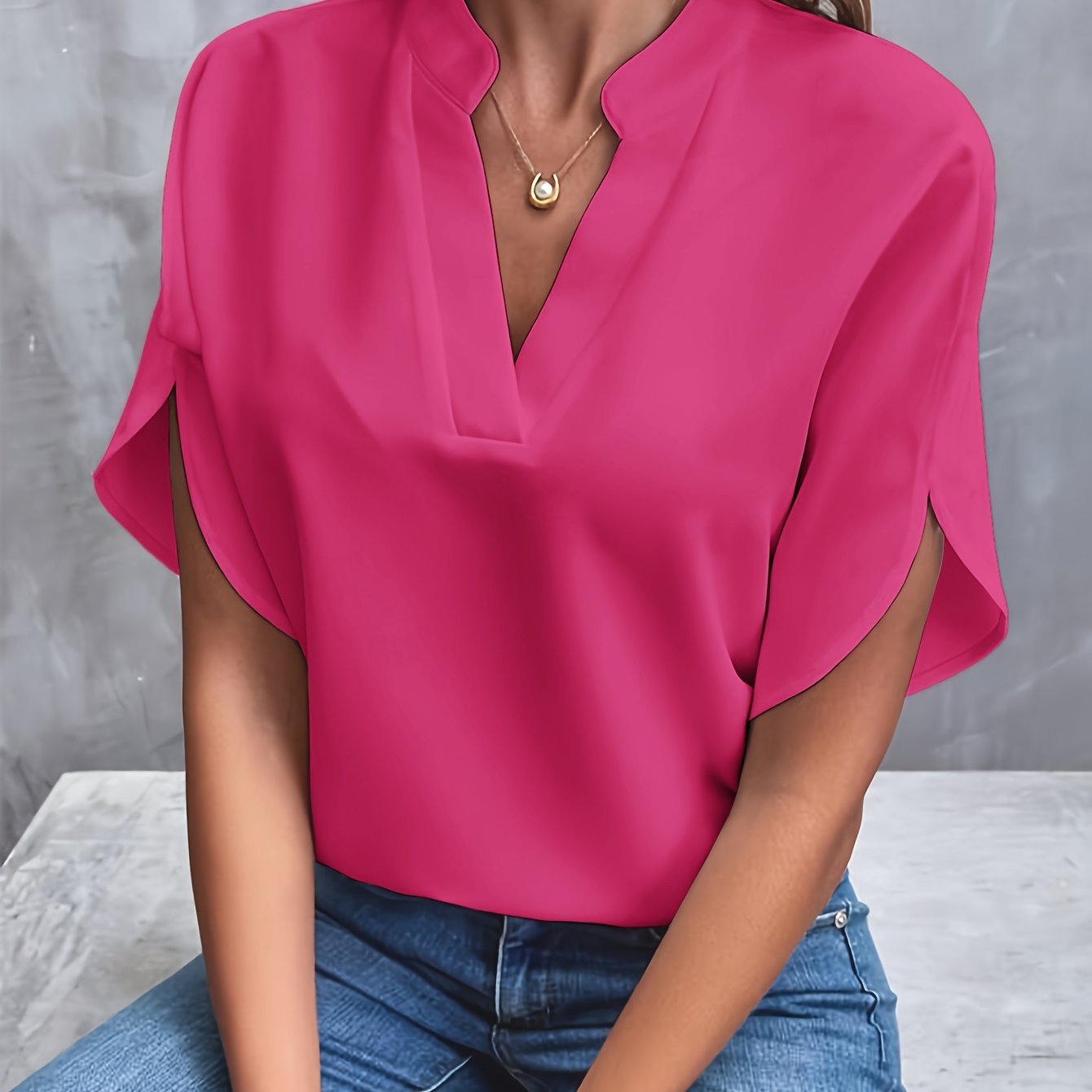 Brígida® | Elegante zomerblouse met V-hals